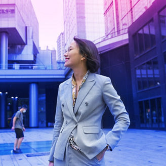 Businesswoman wearing formals