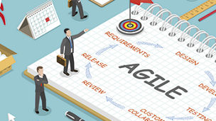 Agile workflow shown