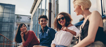 staff members chatting