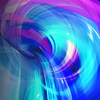 Circular blue magenta pattern