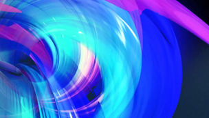 Circular blue magenta pattern banner