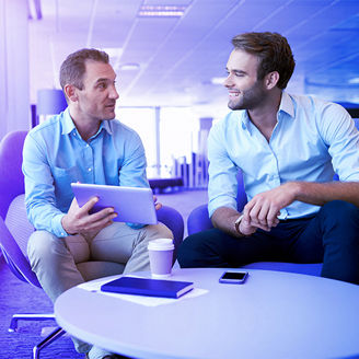 Collega's met ipad