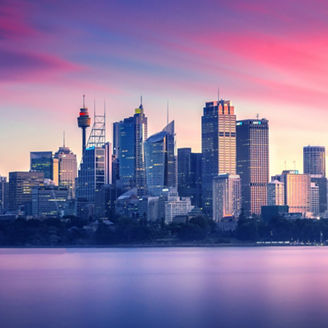 Sydney city skyline