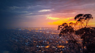 City viewed from windy point