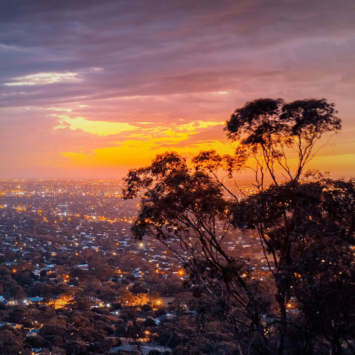 City viewed from windy point