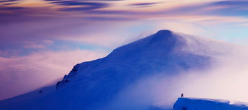 cloudy mountain