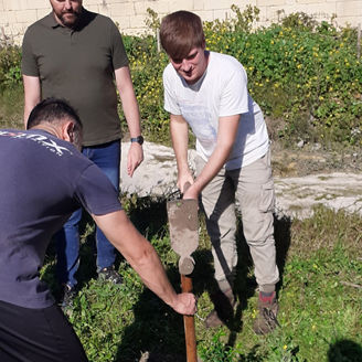 Clean up in Wied Qirda