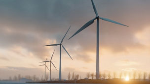 Windmills in the water