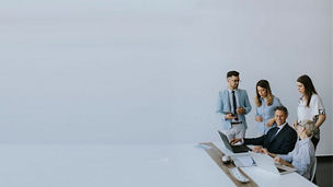 colleagues collaborating