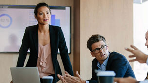 Colleagues in a meeting