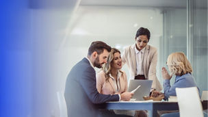 colleagues in a meeting