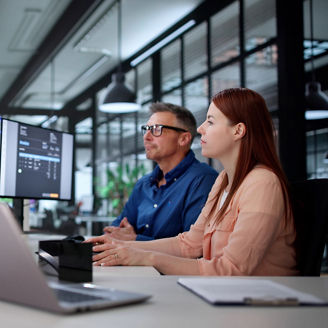 Digital Accountant Processing E-invoice On Desktop Monitor In Office.