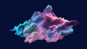 Colorful cloud