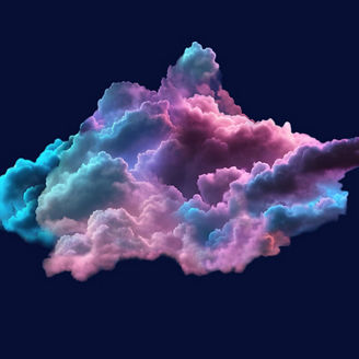 Colorful cloud