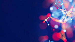 colorful-connected-digital-dots-against-blue-background