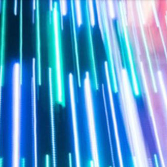 Colourful light rays