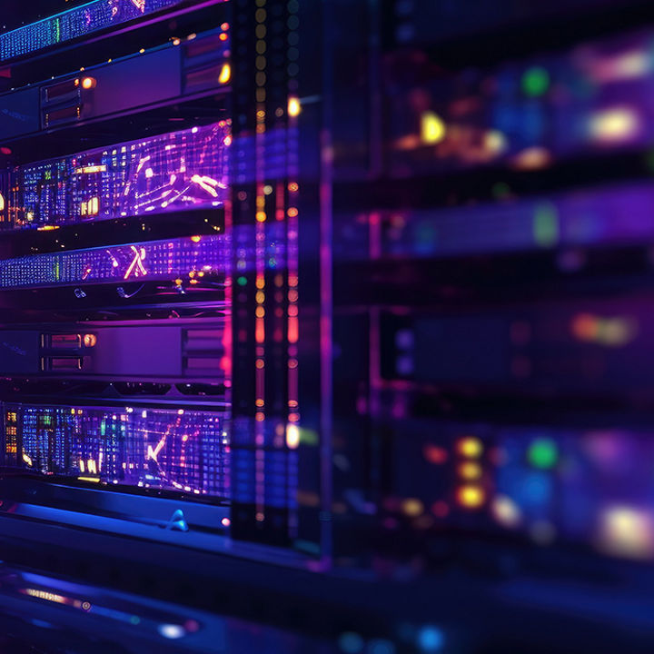 Computer servers banner