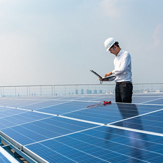 construction-worker-and-solar-panel