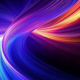 Dynamic swirl of light and energy