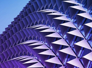 Triangular architectural abstract