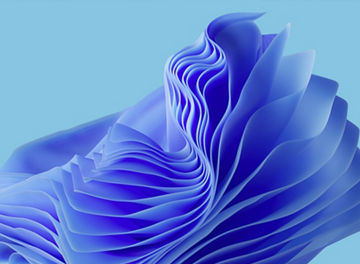 3d render, abstract blue layered background, fashion wallpaper