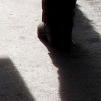 Schatten von einer hand