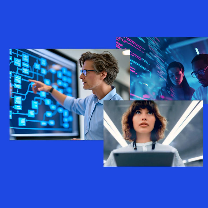 Data analysis collage