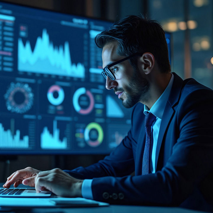 Data analysis on screens