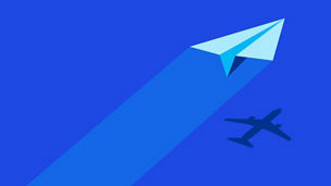 Deal Advisory – Illustration of a paper aeroplane with the shadow of a real aeroplane