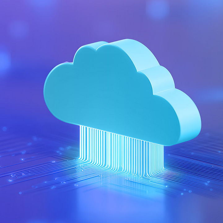 Digital cloud banner
