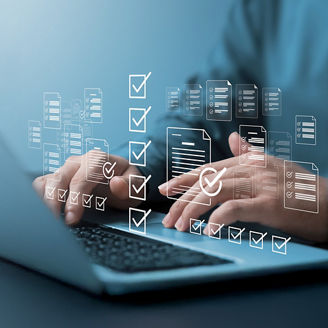 digital data over laptop