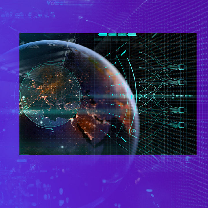 Digital earth banner