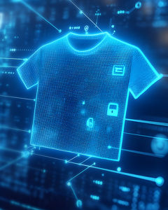 Digital product pass of a t-shirt