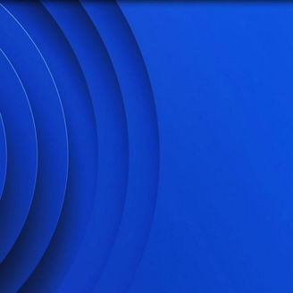 Diminishing blue lines