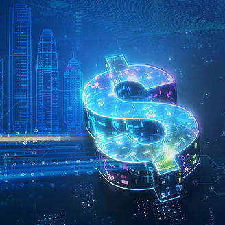 Hong Kong port buildings