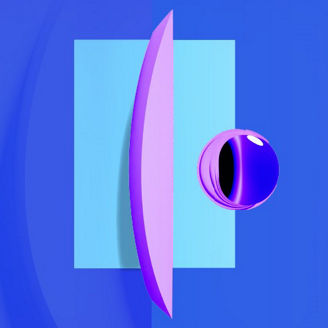 abstraktny farebny banner