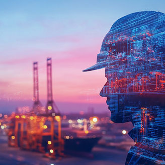 Man in construction hat