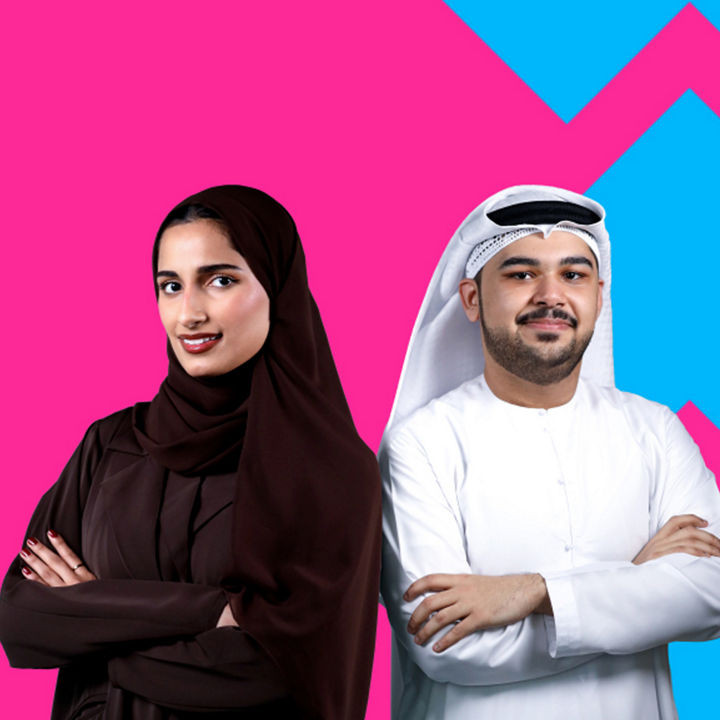 Emiratis smiling
