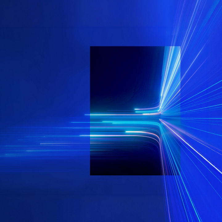 Energy motion lines banner