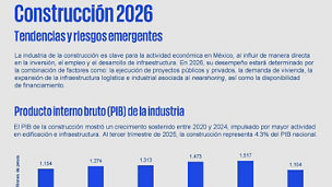 Construcción 2026 - Tendencias y riesgos emergentes