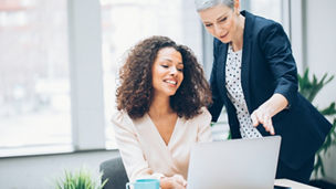 Business woman Discussion in the office