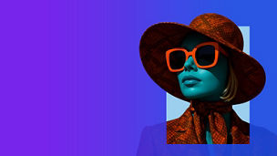 Fashionable woman glasses