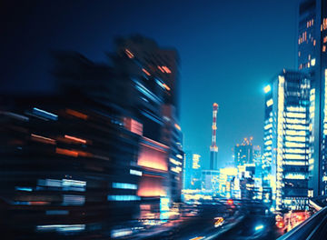 Straßenlichter bei Nacht