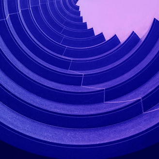 Girl smiling in a group meeting