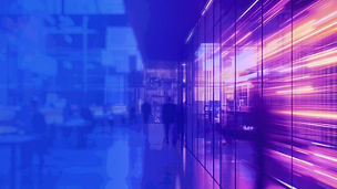 Futuristic office space