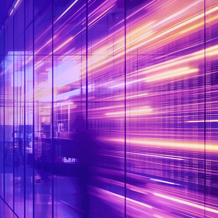 Futuristic office space