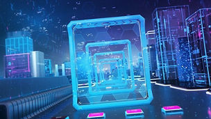 Futuristische Stadt