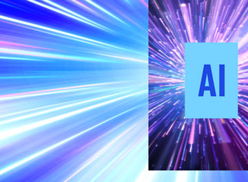 Bright colours like lightning