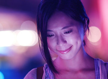 Girl on mobile phone