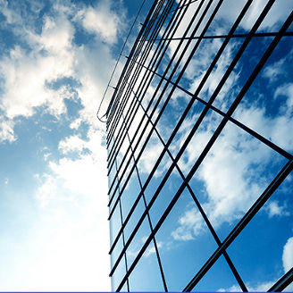 glass-building-with-sky-reflection-banner